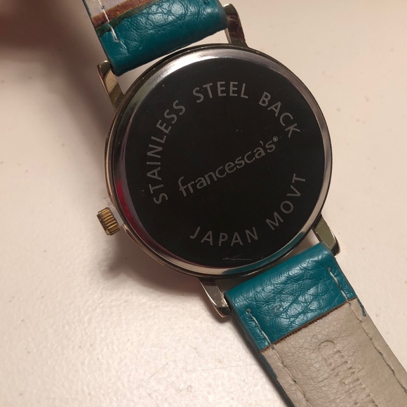 Francesca’s • Turquoise Faux Leather Watch - Picture 6 of 7